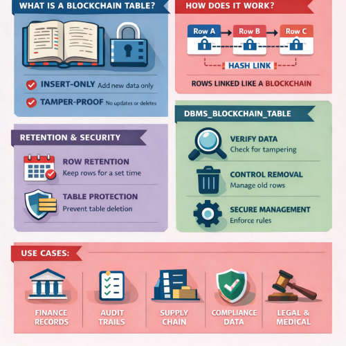 🧱 Blockchain Tables in Oracle Database